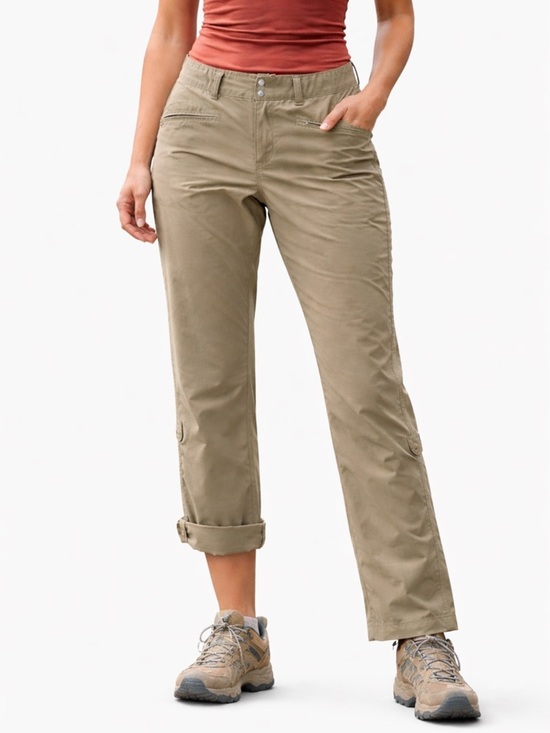 The North Face Pants - The North Face Convertible Hiking Pants Roll Up Capri Tan Women’s 12